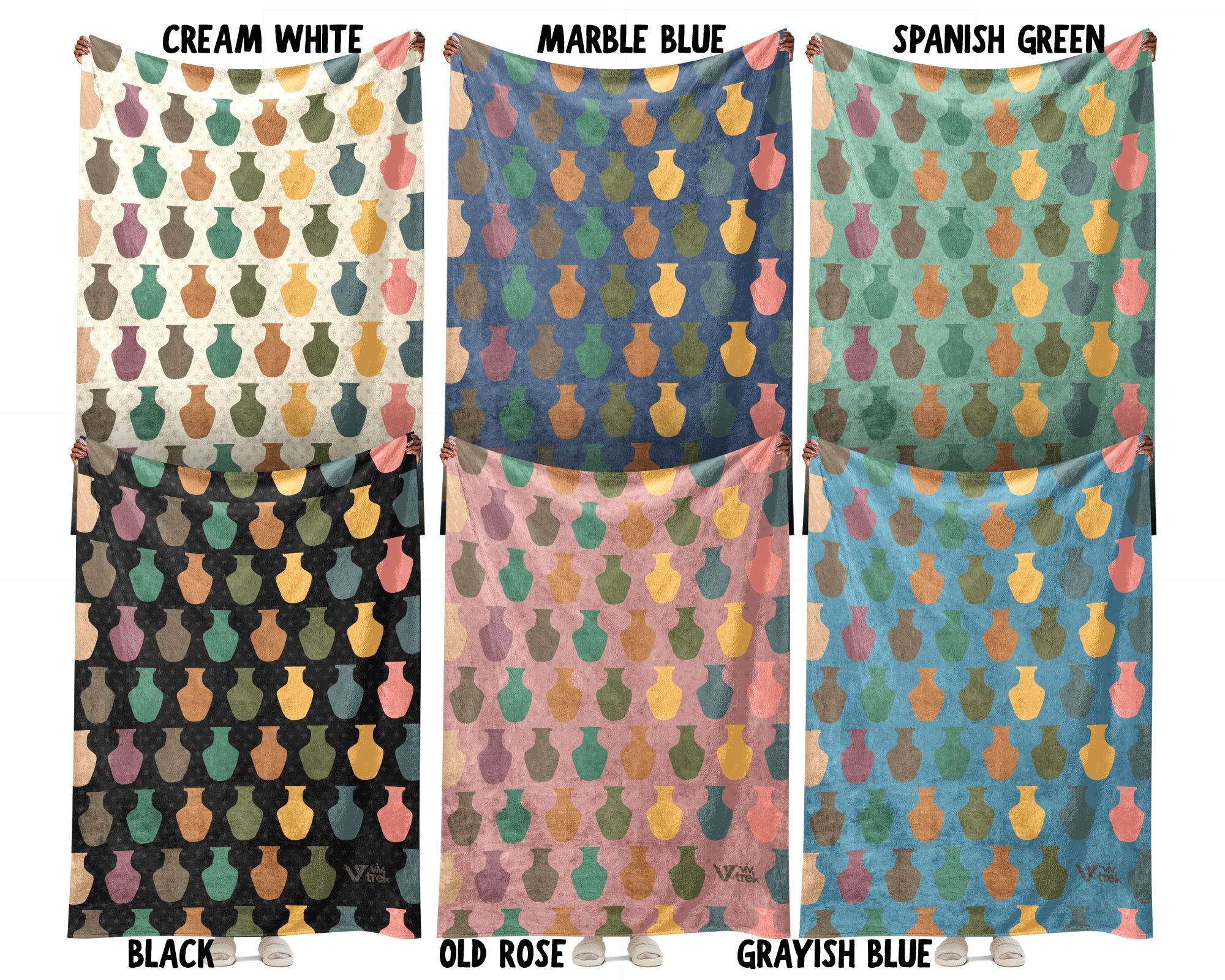 Vintage Pottery Lover Blanket – Cozy Ceramic and Clay Art Throw