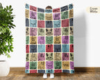Vintage French Bulldog Lover Blanket – Easily Distracted Dog Throw