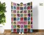 Personalized Squirrel Blanket Custom Name Cozy Vintage Chipmunk Throw