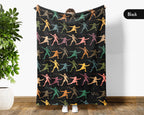 Retro Fencing Lover Blanket – Cozy Sports Throw Gift for Fencers