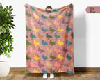 Retro Duck Lover Blanket – Cozy Farm Animal Wildlife Throw