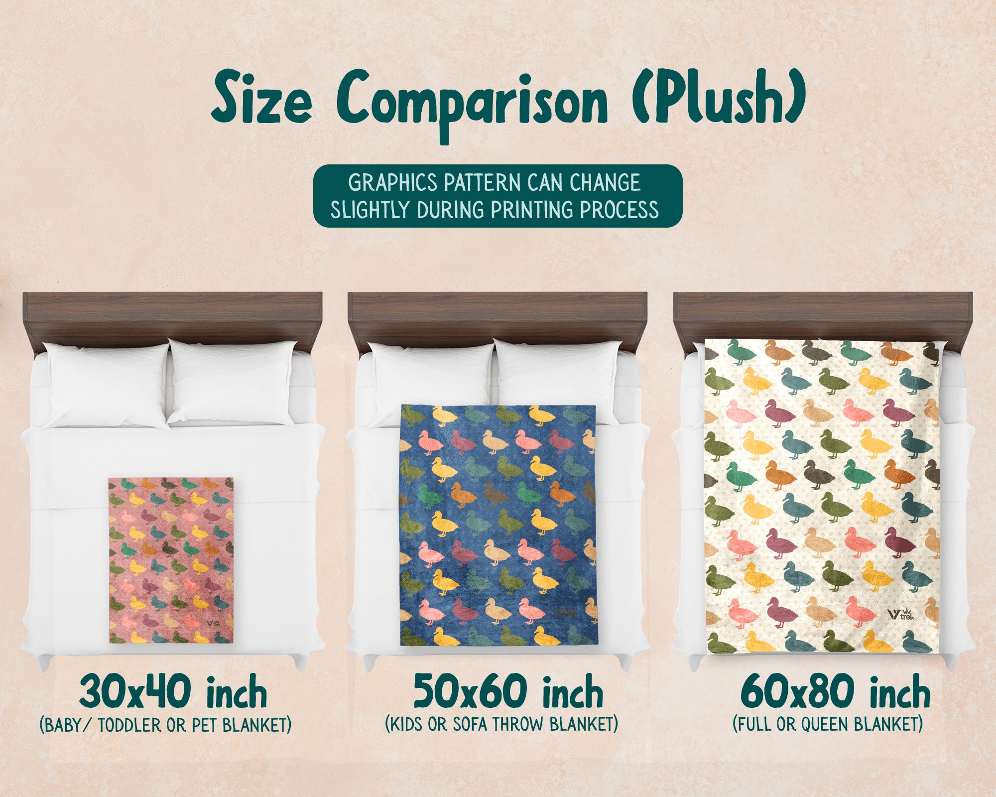 Retro Duck Lover Blanket – Cozy Farm Animal Wildlife Throw