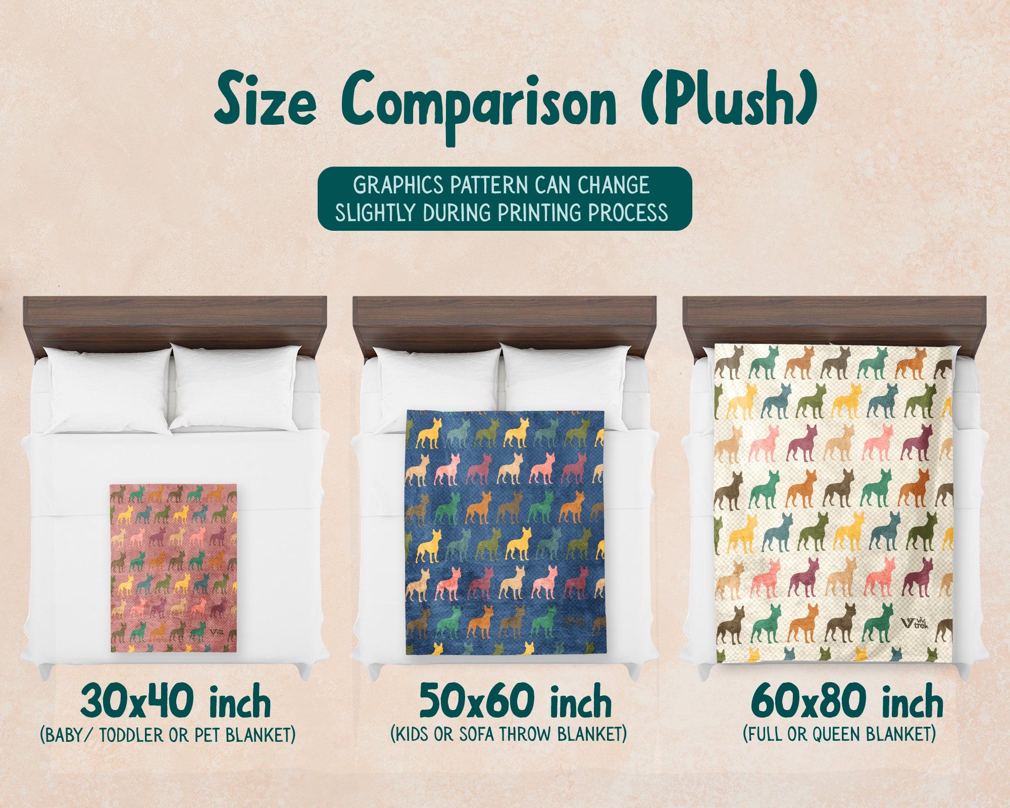 Retro Boston Terrier Dog Blanket Cozy Puppy Lover Throw Gift