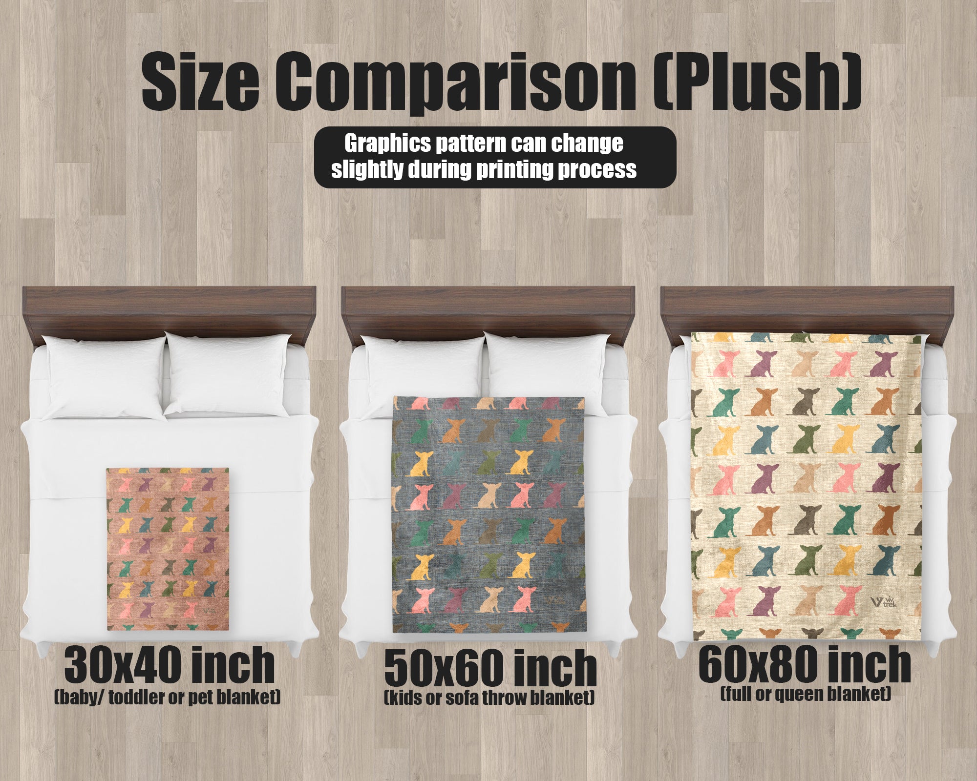 Chihuahua Dog Gift Blanket - Vintage Pet Lover Throw, Cozy Fleece Under $50