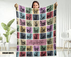 Personalized Llama Blanket - Custom Name Throw, Cozy Alpaca Gift Under $50