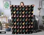 Llama Blanket - Cozy Alpaca Lover Throw, Vintage Animal Gift Under $50