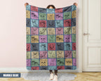 Chihuahua Dog Gift Blanket - Vintage Dog Lover Throw, Cozy Fleece Under $50