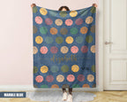 Custom Basketball Blanket - Personalized Name Throw, Vintage Sports Gift Under $50