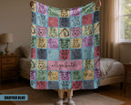 Custom Miniature Schnauzer Blanket - Personalized Name Throw, Cozy Gift Under $50