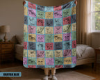 Chihuahua Dog Gift Blanket - Vintage Dog Lover Throw, Cozy Fleece Under $50