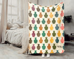 Vintage Pottery Lover Blanket – Cozy Ceramic and Clay Art Throw