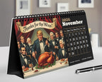 Trump 2025-2026 Academic Desk Calendar | Funny MAGA Gift for Office & Home