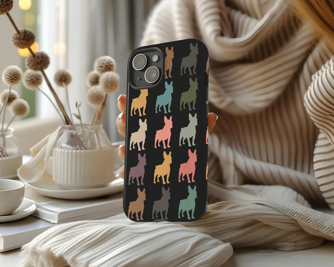 French Bulldog Phone Case | Retro Cover for iPhone Galaxy Pixel | Frenchie Gift