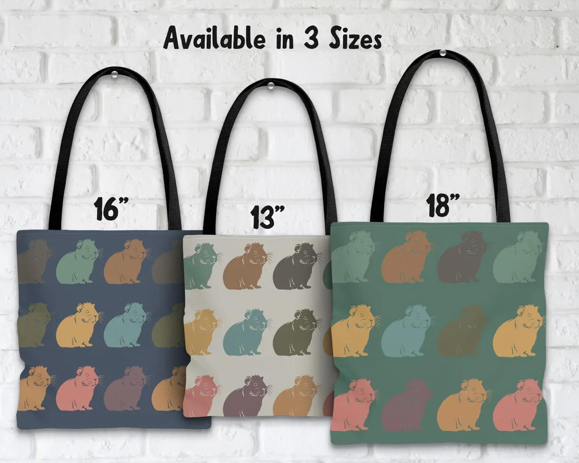 Guinea Pig Tote Bag – Cute Pet Lover Gift Under $25, Durable Everyday Carry for Small Animal Enthusiasts 🐹🛍️