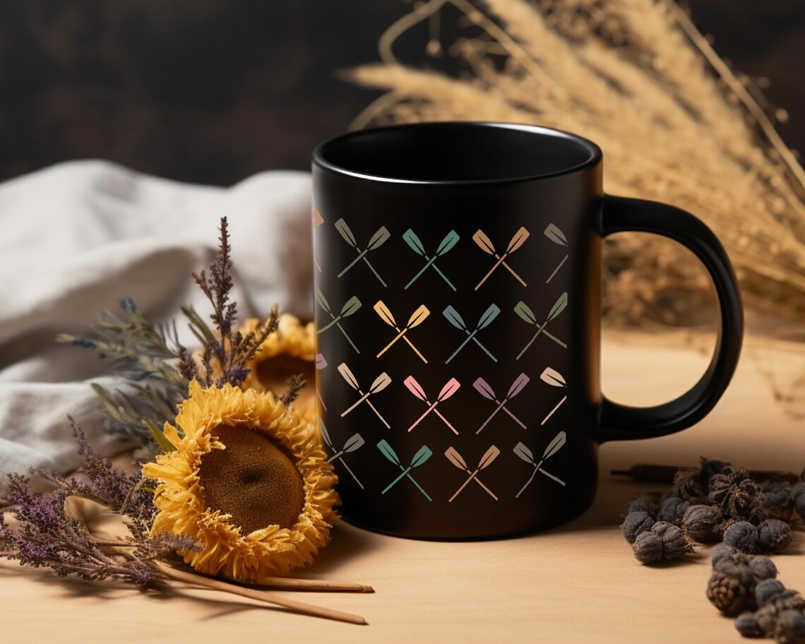 Retro Rowing Mug, Crew Team Coffee Cup, Rowing Enthusiast Gift, Athlete Coffee Mug, Boat Lover Mug, Unique Rowing Fan Gift