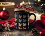Retro Squirrel Lover Mug, Vintage Black Coffee Cup, Funny Wildlife Animal Gift, Cute Forest Animal Mug for Nature & Coffee Lovers
