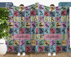 Custom Skateboarding Blanket, Personalized Name Skateboard Gift for Teens, Cool Skateboarder Throw for Boys, Girls, Unique Gift