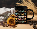 Retro Raccoon Lover Mug – Cute Raccoon Coffee Cup – Animal Enthusiast Gift Idea – Perfect for Wildlife Fans