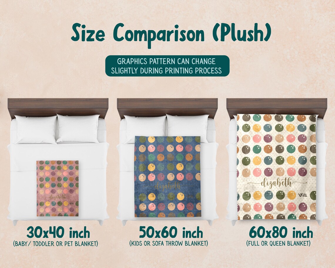 Custom Name Bowling Blanket | Personalized Throw Gift for Bowling Lovers | Player Fleece | Custom Sports Decor