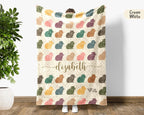Custom Name Guinea Pig Blanket – Vintage Personalized Throw Under $50, Cozy Retro Gift for Pet Lovers 🐹🧣