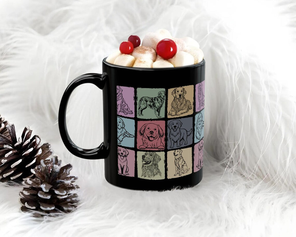 Golden Retriever Mug | Cute Coffee Cup | Dog Lover Gift | Retriever Owner Pet Present | Adorable Golden Dog Mug