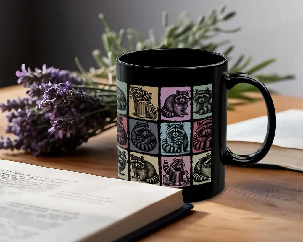 Raccoon Lover Mug – Cute Raccoon Coffee Cup – Animal Enthusiast Gift Idea – Perfect for Wildlife Fans