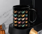 Retro Raccoon Lover Mug – Cute Raccoon Coffee Cup – Animal Enthusiast Gift Idea – Perfect for Wildlife Fans
