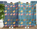 Custom Name Guinea Pig Blanket – Vintage Personalized Throw Under $50, Cozy Retro Gift for Pet Lovers 🐹🧣
