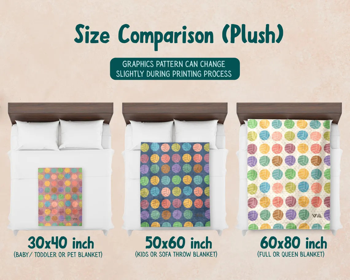 Volleyball Lover Blanket Gift, Vintage Volleyball Throw, Easily Distracted By Volleyball Blanket, Cozy Sports Blanket for Fans