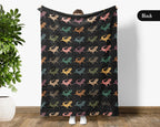 Bearded Dragon Gift Blanket | Vintage Bearded Dragon Lover Throw | Retro Reptile Blankets | Cozy Bearded Dragon Graphic | Pet Lover Gift