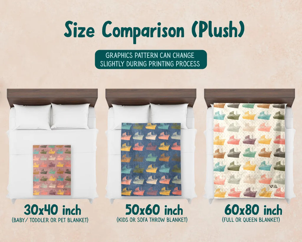 Titanic Blankets Vintage Throw Gift - Easily Distracted By Titanic Blanket - Retro Graphic Ship Lover Throw