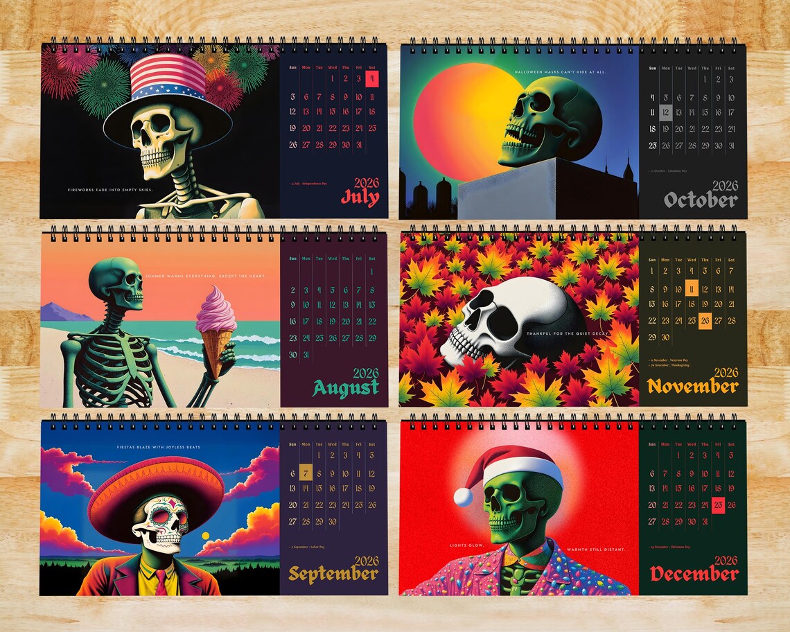 Demotivational Quotes 2026 Desk Calendar | Funny Gag Gift Office Humor