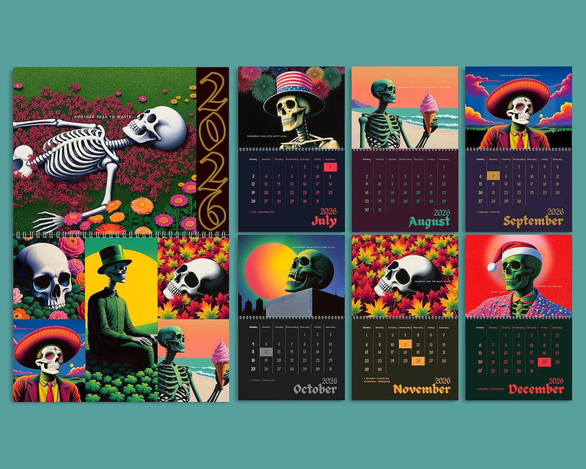 Demotivational Quotes 2026 Wall Calendar | Funny Gag Gift Office Humor