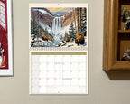 Yellowstone 2026 Wall Calendar | National Park Wildlife Souvenir Gift
