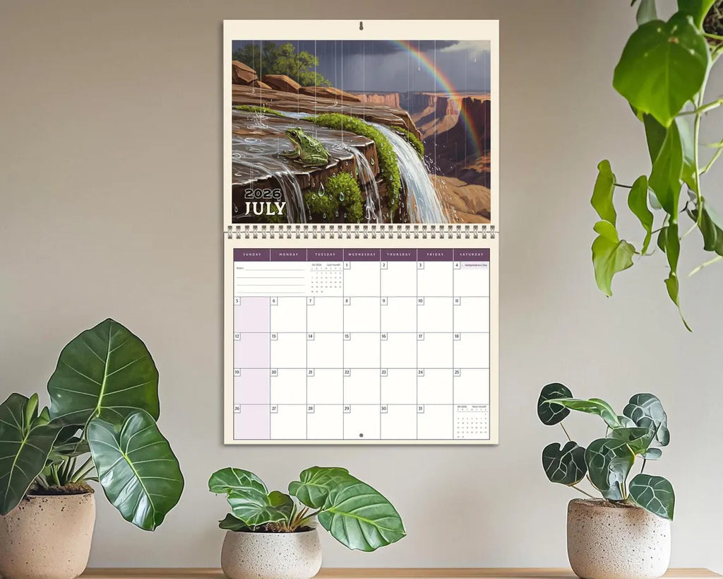 Grand Canyon 2026 Wall Calendar | National Park Art Nature Lover Gift