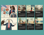 Trump 2025-2026 Wall Calendar Funny MAGA Political Gift & Republican Souvenir