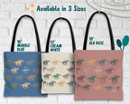 Custom Initial Name Horse Racing Tote Bag – Personalized Equestrian Gift – Retro Racing Lover Sports Bag