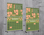 Sarcastic Nurse Calendar 2026 | Funny Floral Wall Planner Gift for Medical Staff