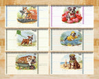 English Bulldog Dog 2026 Desk Calendar | Cute Puppy Dog Dad Mom Gift
