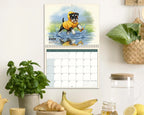 Cute Miniature Schnauzer 2026 Wall Calendar, Dog Mom Gift, Puppy Planner Art