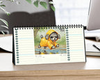 Poodle Dog 2026 Desk Calendar | Vintage Puppy Planner Cute Mom Gift