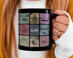 Vintage Rowing Mug, Personalized Custom Initial Coffee Cup, Rowing Lover Gift, Sporty Drinkware, Crew Team Gift, Unique Custom Mug