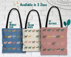 Custom Initial Name Capybara Tote Bag – Vintage Personalized Lover Gift – Retro Cute Rodent Shoulder Bag