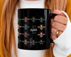 Retro Custom Name Initial Bee Mug | Personalized Honeybee Lover Cup | Cozy Queen Bee Present | Unique Animal Drinkware Gift