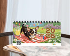 Cute Chihuahua Dog 2026 Desk Calendar | Puppy Planner Unique Pet Owner Gift