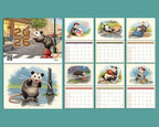 Funny Possum 2026 Wall Calendar | Trash Panda Monthly Planner Cute Gift Idea