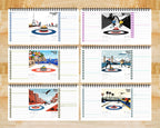 Curling 2026 Desk Calendar | Winter Sports Planner Unique Fan Gift