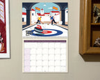 Curling 2026 Wall Calendar | Winter Sports Planner Unique Fan Gift Idea