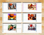 Basketball 2026 Desk Calendar | Desert Planner Unique Coach Fan Gift