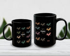 Personalized Bearded Dragon Mug | Custom Initial Name Reptile Lover Cup | Initial Bearded Dragon Coffee Mug | Unique Bearded Dragon Gift for Home